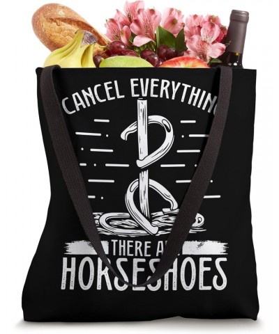 Horseshoe Pitching Tournament Cancel Everything Horseshoes Tote Bag $12.47 Totes