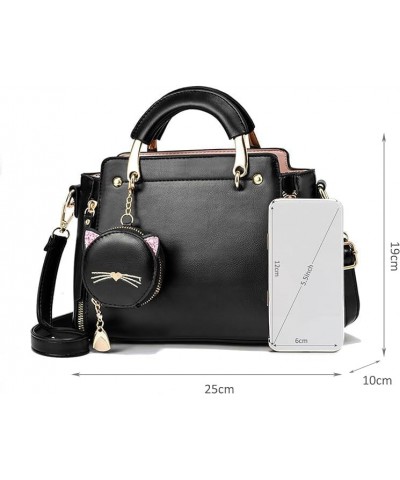 Women Handbag And Purses Crossbody Bag Cute Small Shoulder Bags Pu Leather Tote Handle Bags With Cute Coin Purse Purple $19.7...