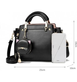 Women Handbag And Purses Crossbody Bag Cute Small Shoulder Bags Pu Leather Tote Handle Bags With Cute Coin Purse Purple $19.7...