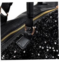 2 Pcs Sequin Tote Shoulder Bag Black Handbag Chic Crossbody Bag Women Bag Ladies Hand Bags Lady Bag Tote Black $12.67 Crossbo...