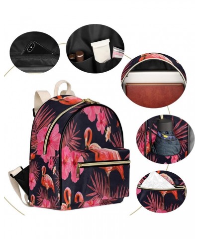 Pumpkin Juice Abstract Watercolor PU Leather Backpack Backpack Purse for Women Small Bag with Adjustable Strap Fashionable Tr...