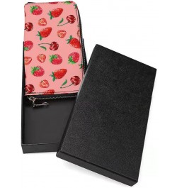 Cherry, Strawberry Women's Travel Wallet Zip Around Wristlet Purse Clutch Phone Handbag $22.79 Wristlets