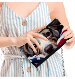 US Flag Women's Wallet Clutch - Dog Clutch for Women - Art Women's Wallet Clutch $18.80 Clutches