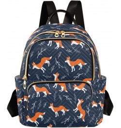 Cute Cartoon Fox Wild Animals Backpack Purse for Women Travel Handbag Shoulder Bag $18.54 Backpacks