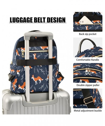 Cute Cartoon Fox Wild Animals Backpack Purse for Women Travel Handbag Shoulder Bag $18.54 Backpacks