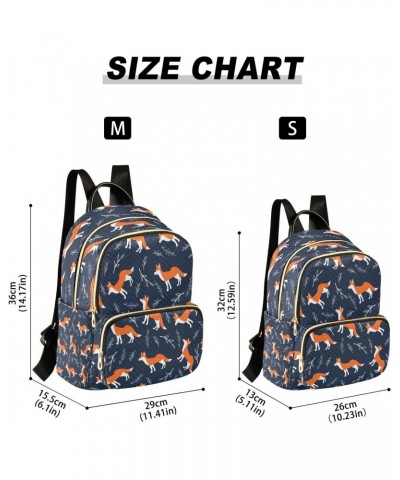 Cute Cartoon Fox Wild Animals Backpack Purse for Women Travel Handbag Shoulder Bag $18.54 Backpacks