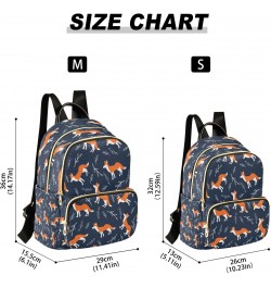 Cute Cartoon Fox Wild Animals Backpack Purse for Women Travel Handbag Shoulder Bag $18.54 Backpacks