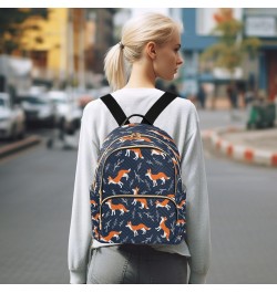 Cute Cartoon Fox Wild Animals Backpack Purse for Women Travel Handbag Shoulder Bag $18.54 Backpacks