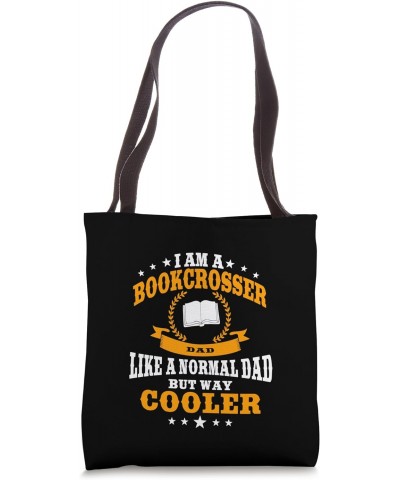 Funny Bookcrosser Dad Apparel Book Swapping Father's Day Tote Bag $17.99 Totes