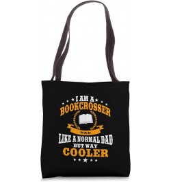 Funny Bookcrosser Dad Apparel Book Swapping Father's Day Tote Bag $17.99 Totes