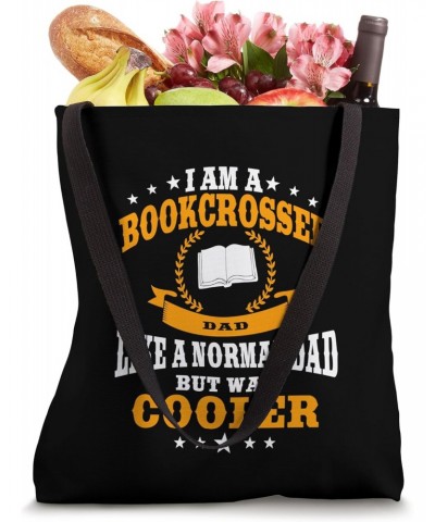 Funny Bookcrosser Dad Apparel Book Swapping Father's Day Tote Bag $17.99 Totes