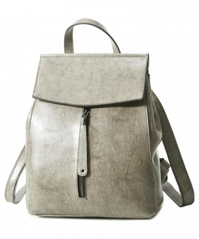 Fashion Backpack Purses for Women Genuine Leather Designer Ladies Shoulder Bags Convertible Travel Crossbody Bags Grey $46.99...