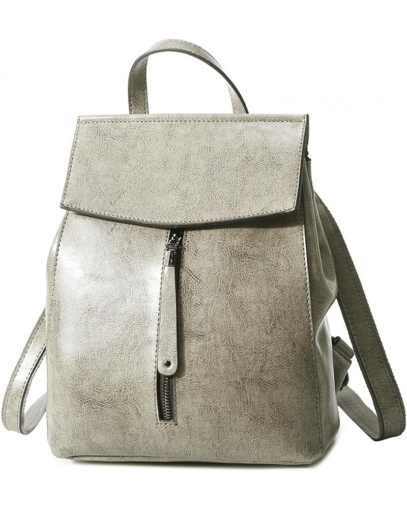 Fashion Backpack Purses for Women Genuine Leather Designer Ladies Shoulder Bags Convertible Travel Crossbody Bags Grey $46.99...