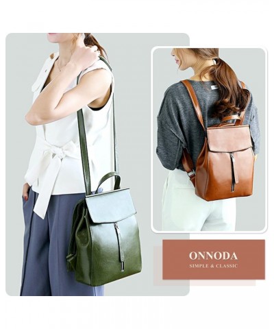 Fashion Backpack Purses for Women Genuine Leather Designer Ladies Shoulder Bags Convertible Travel Crossbody Bags Grey $46.99...