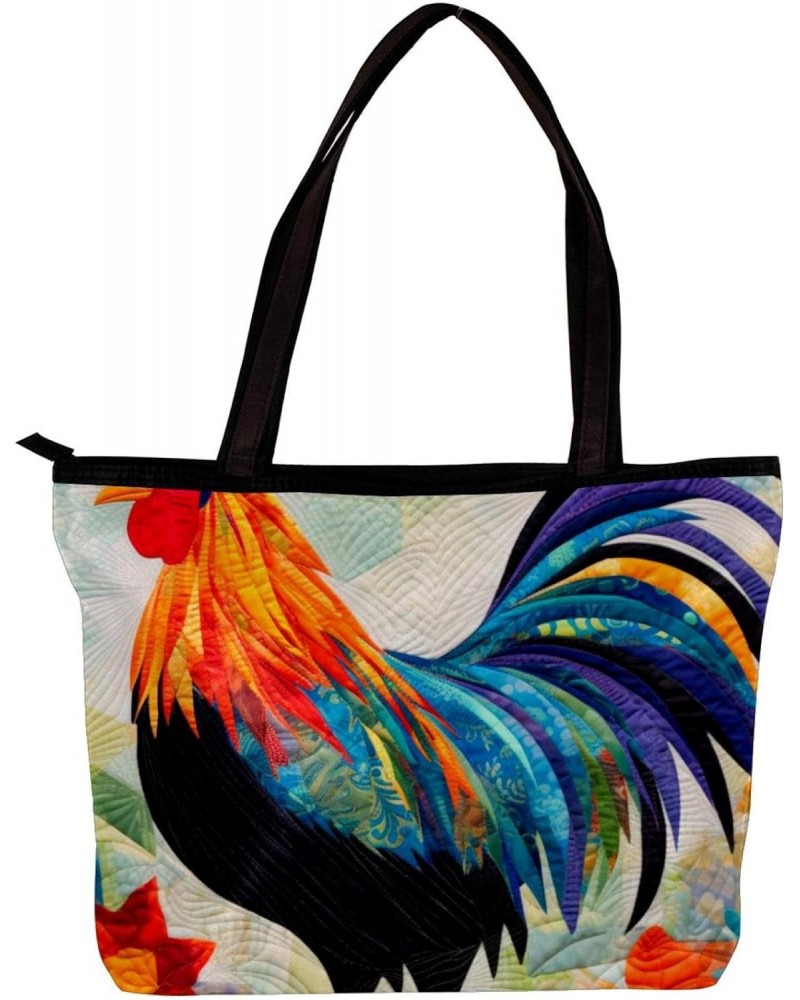 The Tote Bag For Women,Purses For Women,Handbags For Women,Abstract Geometric Rooster Handbags $13.01 Totes