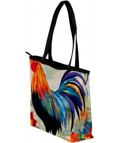 The Tote Bag For Women,Purses For Women,Handbags For Women,Abstract Geometric Rooster Handbags $13.01 Totes