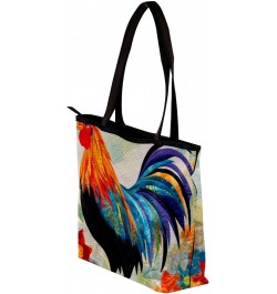 The Tote Bag For Women,Purses For Women,Handbags For Women,Abstract Geometric Rooster Handbags $13.01 Totes