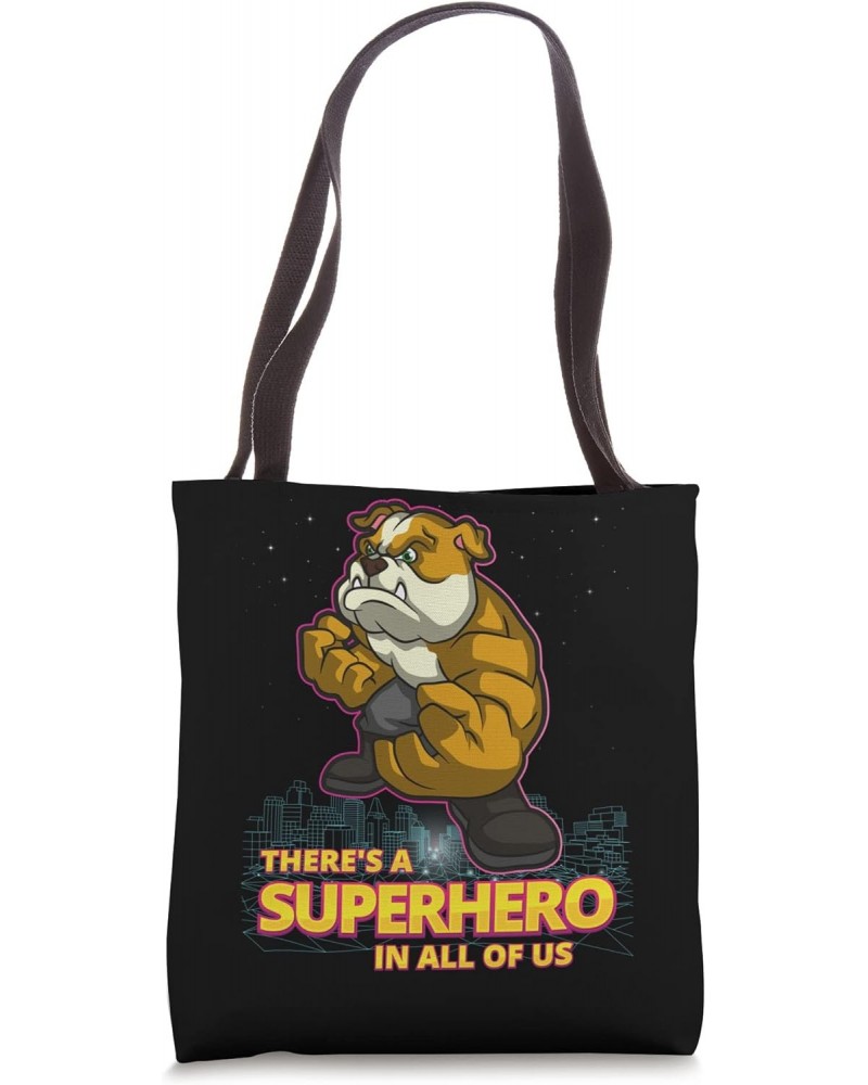 British English Bulldog Dog Breed Tote Bag $9.66 Totes