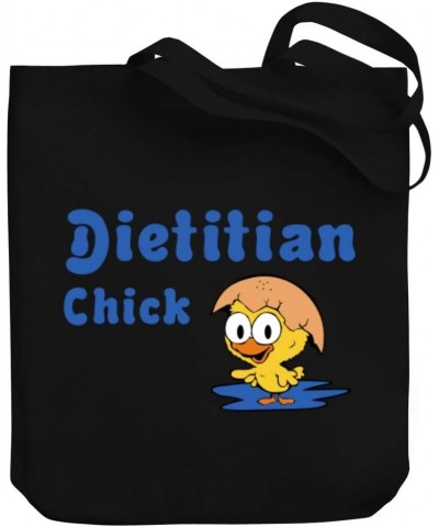 Dietitian Chick Canvas Tote Bag 10.5" x 16" x 4 $23.99 Totes