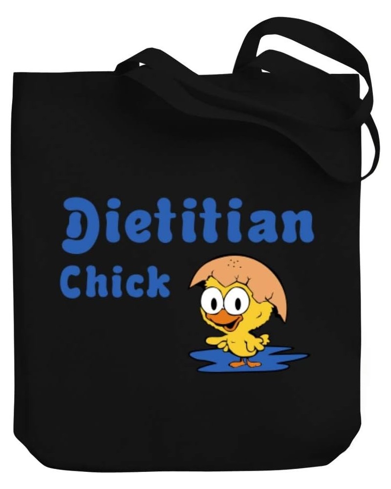 Dietitian Chick Canvas Tote Bag 10.5" x 16" x 4 $23.99 Totes