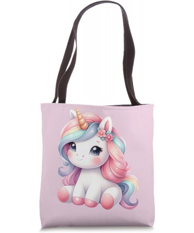 Unicorn Birthday Squad Cute Unicorn Princess Lovers Graphic Tote Bag $12.00 Totes