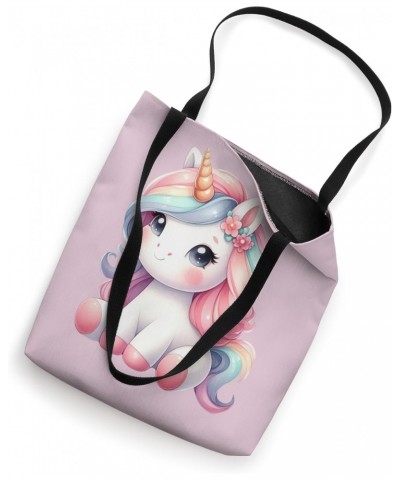 Unicorn Birthday Squad Cute Unicorn Princess Lovers Graphic Tote Bag $12.00 Totes