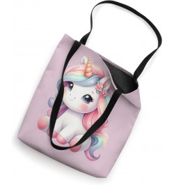 Unicorn Birthday Squad Cute Unicorn Princess Lovers Graphic Tote Bag $12.00 Totes