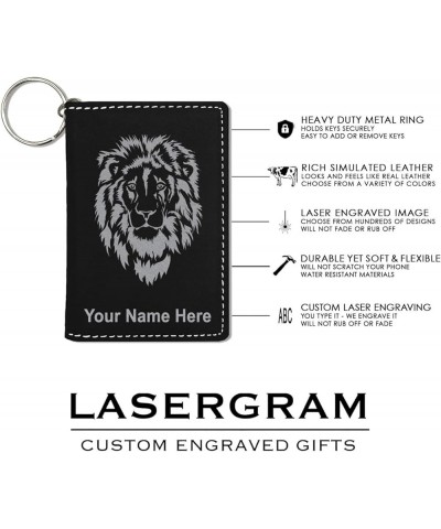 ID Holder Wallet, World's Greatest Friend, Personalized Engraving Included (Light Brown) Black with Silver $14.00 Wallets