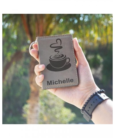 ID Holder Wallet, World's Greatest Friend, Personalized Engraving Included (Light Brown) Black with Silver $14.00 Wallets