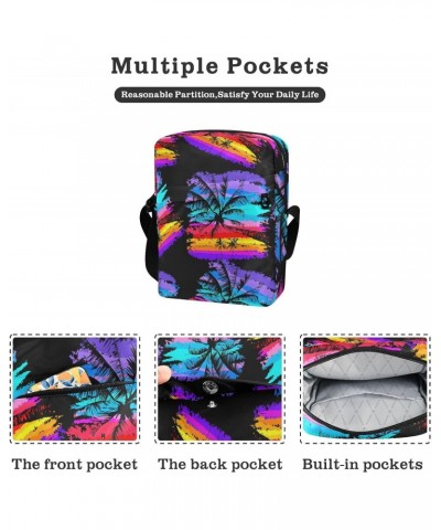 Crossbody Phone Bag Palm Art Printed Small Messenger Shoulder Bag Cash Handbag Wallet Purse(238br3a) $10.34 Crossbody Bags