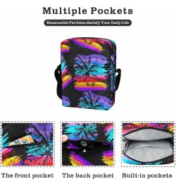 Crossbody Phone Bag Palm Art Printed Small Messenger Shoulder Bag Cash Handbag Wallet Purse(238br3a) $10.34 Crossbody Bags