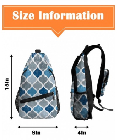 Sling Bag Crossbody Sling Backpack Waterproof Chest Bag Daypack Shoulder Bag for Hiking Walking Travel Moroccoplr7924 $19.97 ...