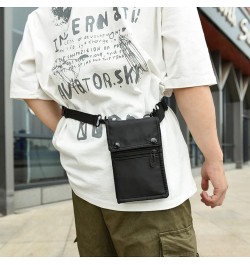 Nylon Cell Phone Bag with Adjustable Strap, Crossbody Bag Shoulder Bag for Men and Women (Gray) Black $16.22 Totes