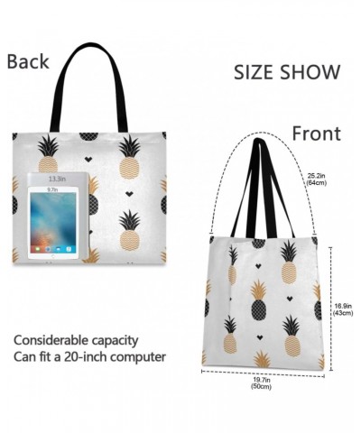 Handbags and Purse Tropical Pineapple Heart for Women Tote Bag Large Capacity Top Fruit Storage Handle Shopper Shoulder Bag $...