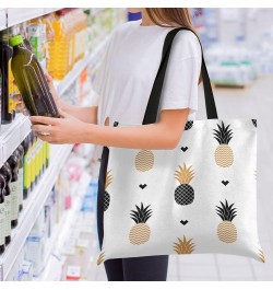 Handbags and Purse Tropical Pineapple Heart for Women Tote Bag Large Capacity Top Fruit Storage Handle Shopper Shoulder Bag $...