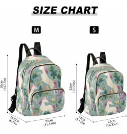 Fashion Backpack Mini Backpack Purse Casual Daily Backpack Purple Hair Unicorn for Travel for College Work Medium $16.34 Back...