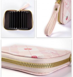 Women Small Coin Purse Cute Coin Purse for Girls PU Leather Change Purse Coin Pouch Shell Pouch Mini Bag Panda Wallet (2-Blac...