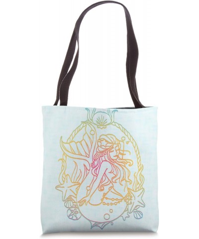 Mermaid Yemanja Siren Whimsical Tote Bag $9.84 Totes