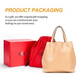 Women's Simple Letter Printed Solid Color Handbag Large Capacity Shoulder Bag Khaki $50.73 Shoulder Bags