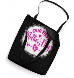 Our First Mother's Day Soon To Be Mom Pregnancy mom pink Tote Bag $9.84 Totes