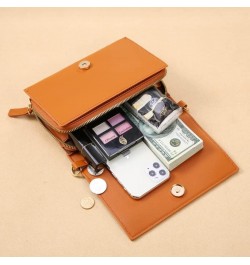 Ladies One Shoulder Messenger Bag Fashion Small Square Bag Ladies Wallet (Color : D) E $31.57 Wallets