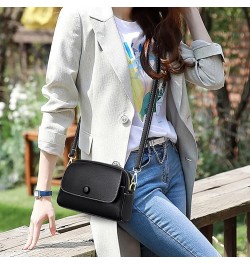 Small Crossbody Purse for Women Stylish Shoulder Bag Designer Purse with Double Zipper Lightweight Leather Handbag Khaki $19....