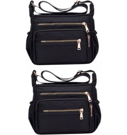 2 pcs nylon bag women nylon crossbody bag black tote bag for women nylon crossbody handbag nylon Blackx2pcs $42.81 Crossbody ...