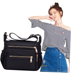 2 pcs nylon bag women nylon crossbody bag black tote bag for women nylon crossbody handbag nylon Blackx2pcs $42.81 Crossbody ...