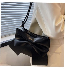 bowknot shoulder bag handbags for women fashion women handbag square tote bags single shoulder bag Black $10.01 Totes