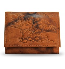 Outdoor Scene Embossed Trifold Wallet Walleye $18.11 Wallets