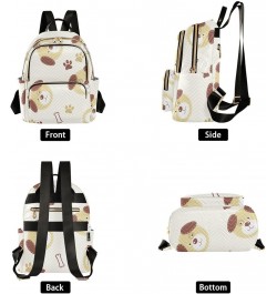 Cartoon Animal Deer Women's Backpack Wallet Casual Small Backpack Fashion Women's Travel Bag School Backpack Color267 Small $...