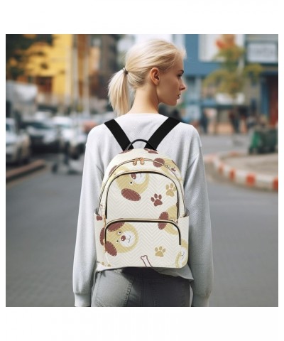 Cartoon Animal Deer Women's Backpack Wallet Casual Small Backpack Fashion Women's Travel Bag School Backpack Color267 Small $...