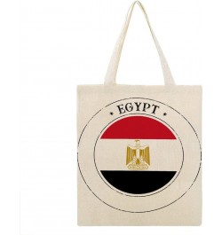 Egypt Flag Tote Bag National Flag Canvas Tote Bag with Handle Cute Book Bag Shopping Shoulder Bag for Women Girls Egypt $11.9...