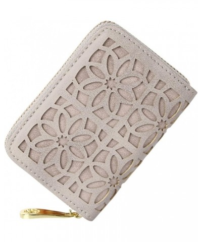 Wallet Cute Personality Mini Card Wallet Co-Wallet Women's Card (Color : Black) Gray $20.10 Wallets